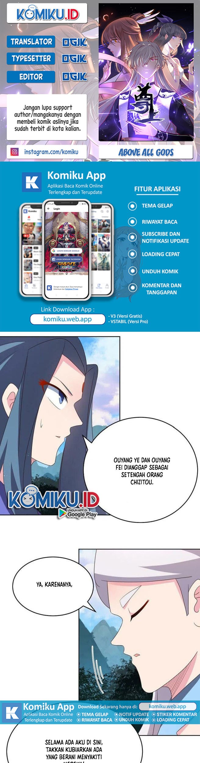 Komik Above All Gods Chapter 388 gambar nomor 1