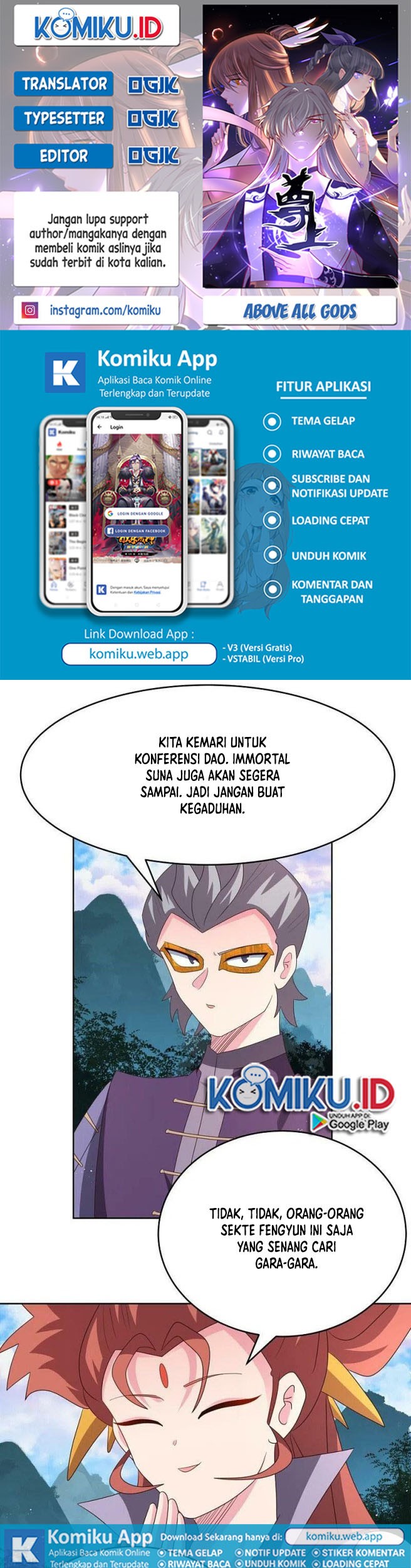 Komik Above All Gods Chapter 388.5 gambar nomor 1