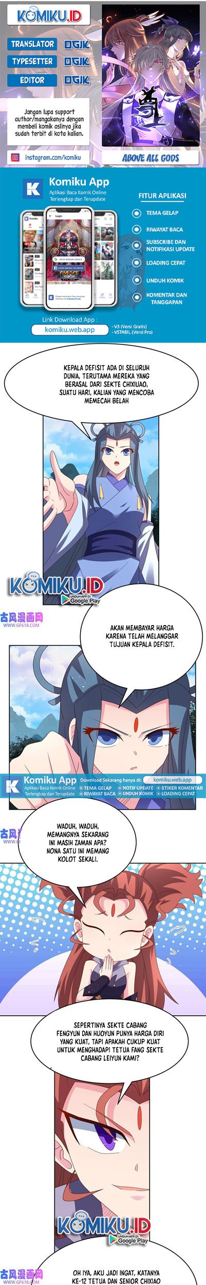 Baca Komik Above All Gods Chapter 389 Gambar 1
