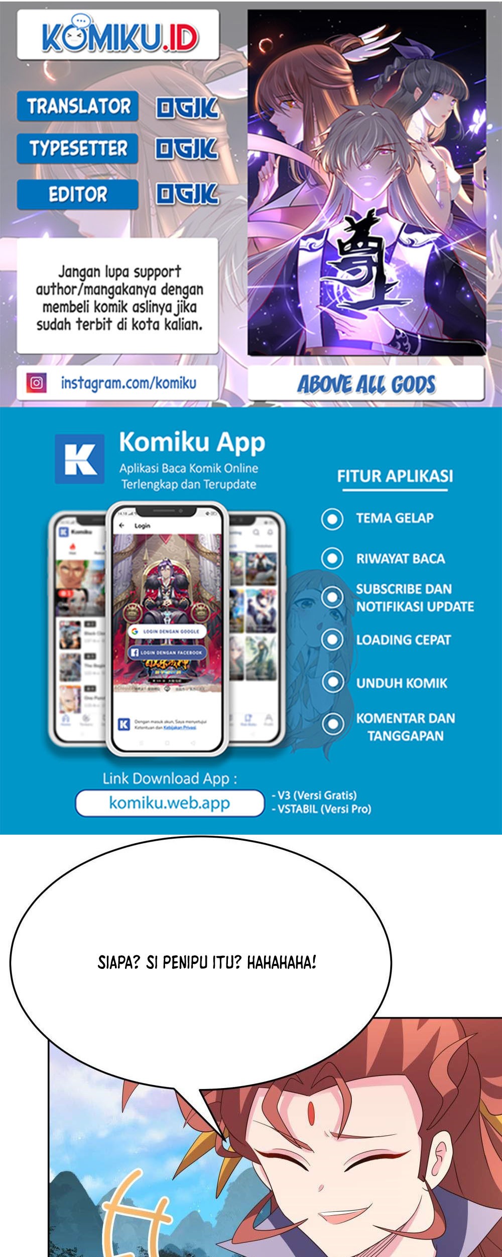 Komik Above All Gods Chapter 390 gambar nomor 1