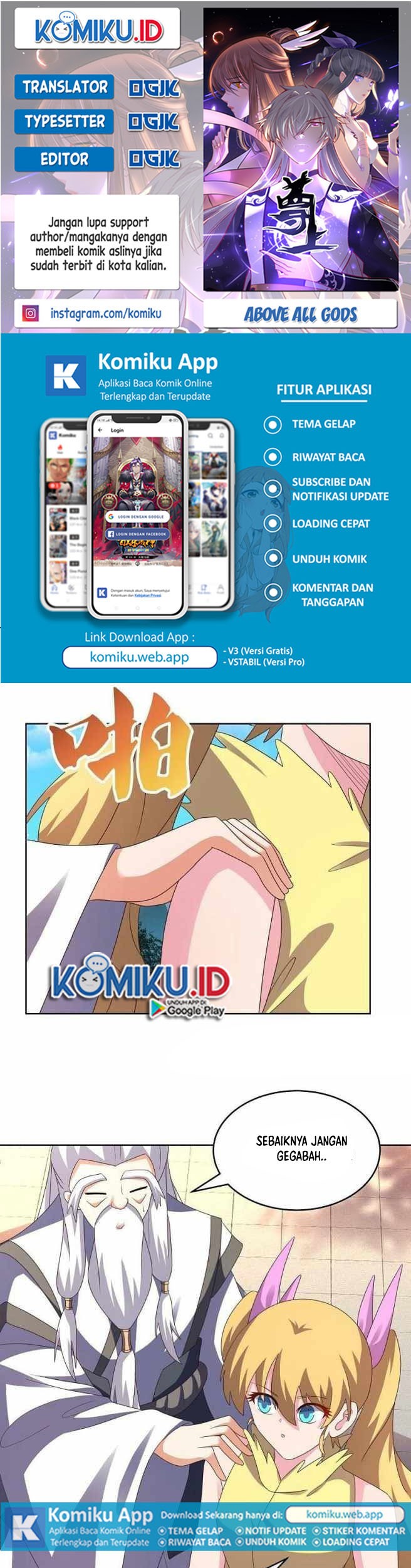 Baca Komik Above All Gods Chapter 390.5 Gambar 1