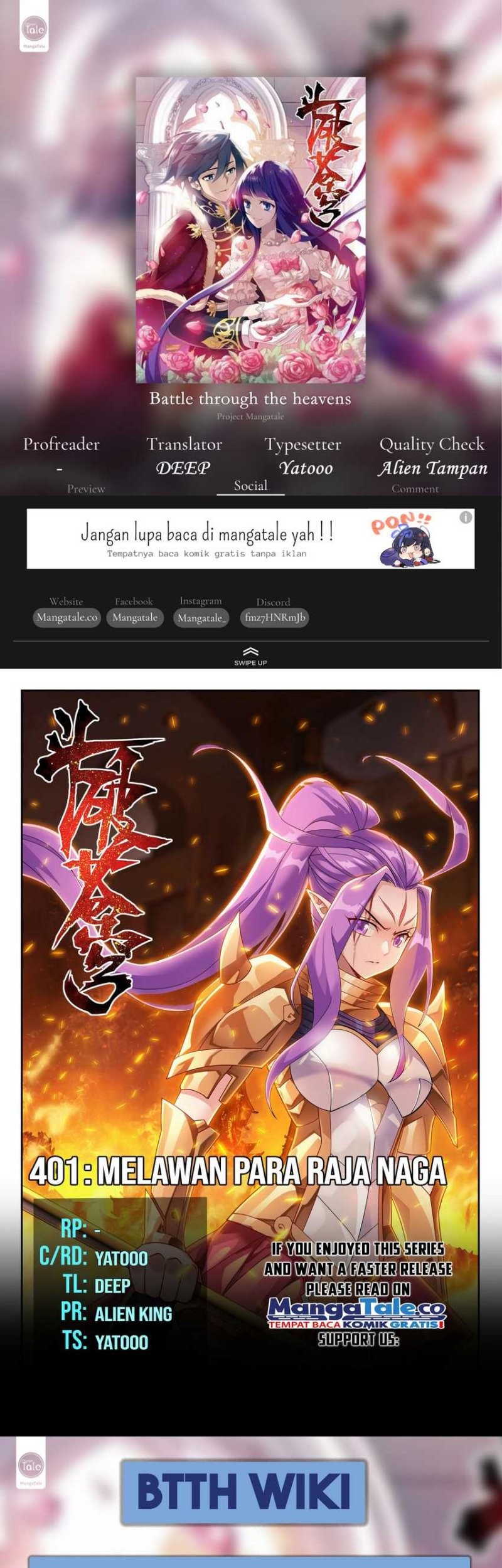 Komik Battle Through the Heavens Chapter 401 gambar nomor 1