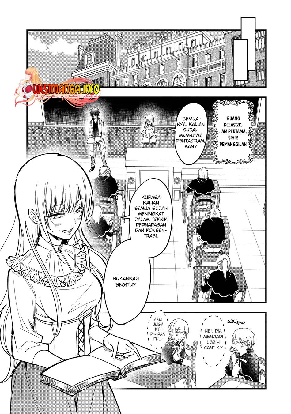 Baca Komik Assistant Teacher In a Magical Girls School Chapter 19.4 Gambar 1