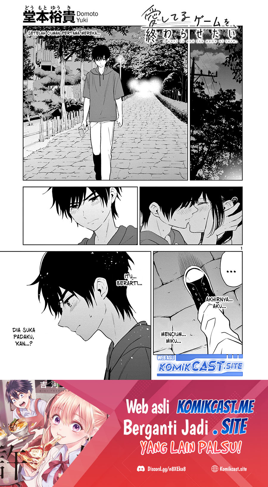 Baca Manga Aishiteru Game wo Owarasetai Chapter 25 Gambar 2