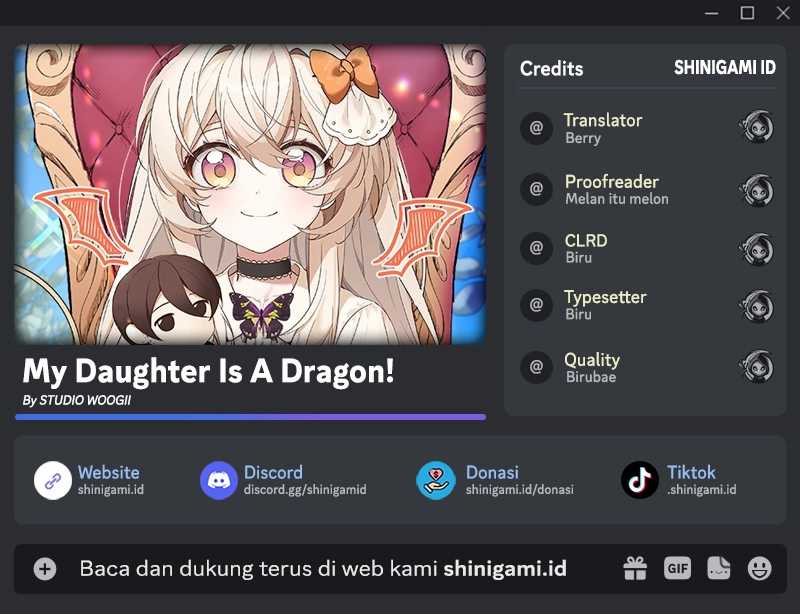 Baca Komik My Daughter Is a Dragon! Chapter 41 Gambar 1
