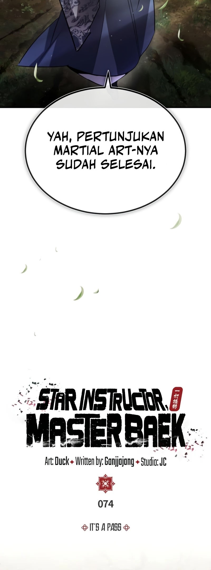 Number One Star Instructor Master Baek Chapter 74 Gambar 25