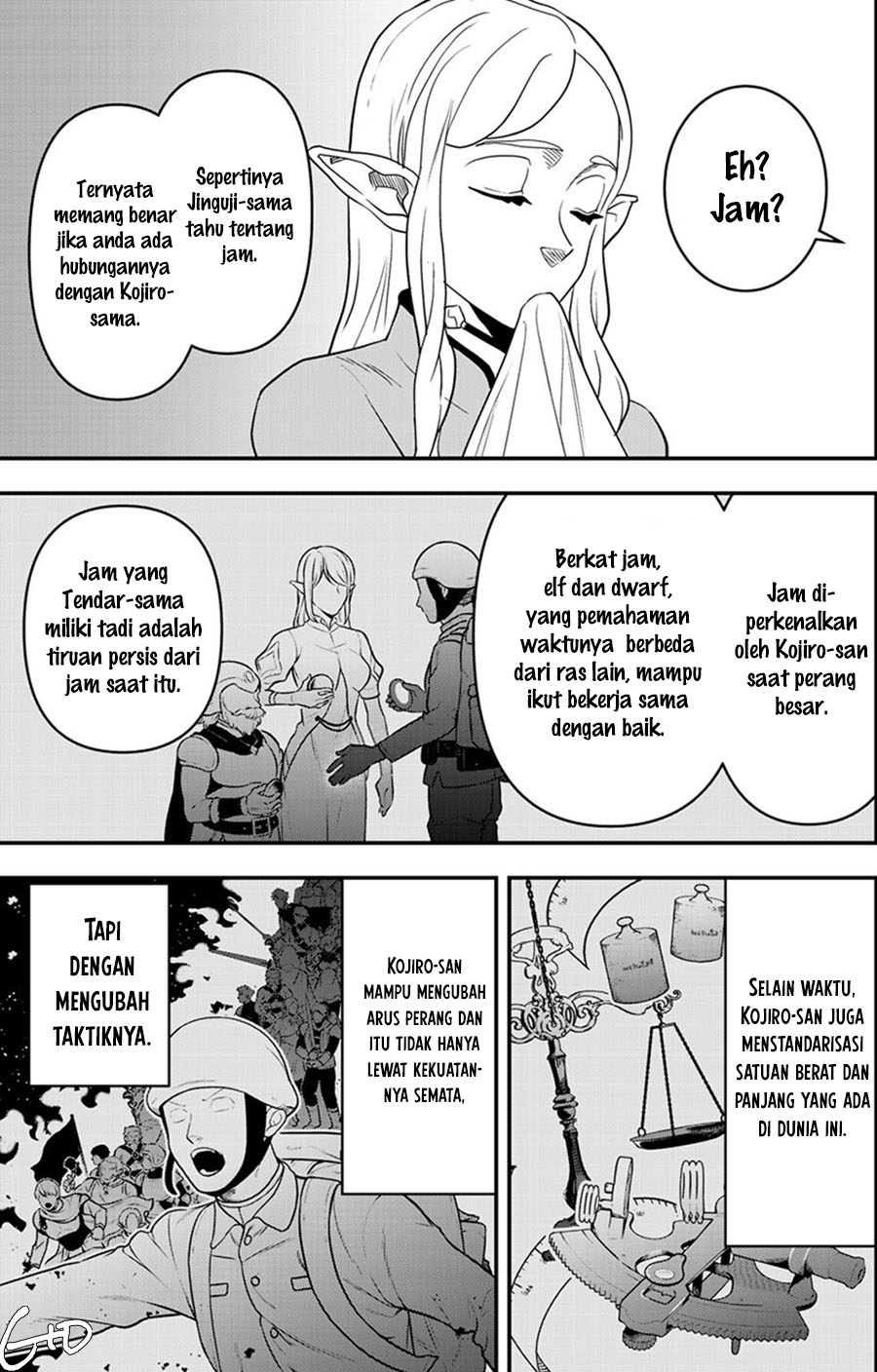 Bocchi Jieikan no Isekai Funsenki Chapter 04 Gambar 9