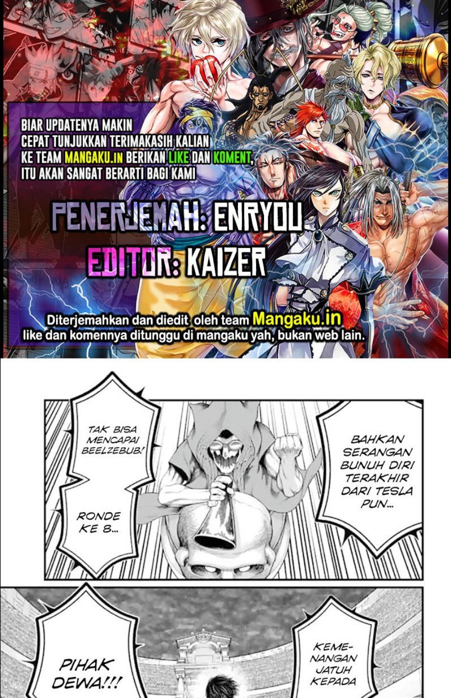 Baca Komik Shuumatsu no Valkyrie Chapter 77.1 Gambar 1