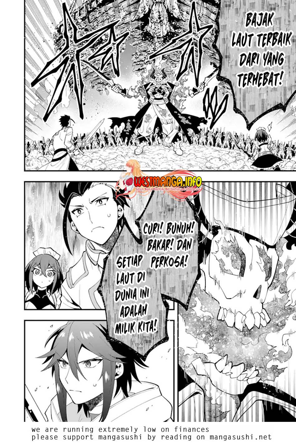 Kouryakuhon o Kushi Suru Saikyou no Mahoutsukai ~”meirei sa sero” to wa Iwa Senai Oreryuu Mao Tobatsu Saizen Ruuto ~ Chapter 43.1 Gambar 16