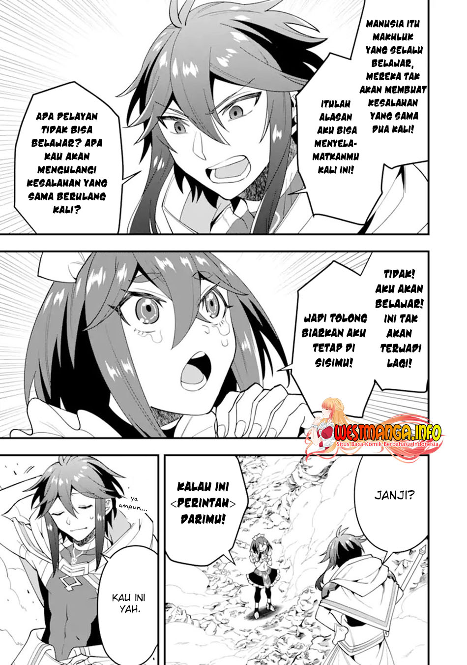 Kouryakuhon o Kushi Suru Saikyou no Mahoutsukai ~”meirei sa sero” to wa Iwa Senai Oreryuu Mao Tobatsu Saizen Ruuto ~ Chapter 43.2 Gambar 11