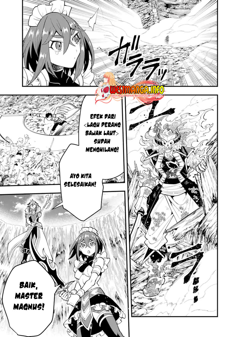 Kouryakuhon o Kushi Suru Saikyou no Mahoutsukai ~”meirei sa sero” to wa Iwa Senai Oreryuu Mao Tobatsu Saizen Ruuto ~ Chapter 43.2 Gambar 13