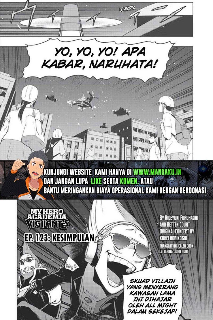 Baca Manga Vigilante: Boku no Hero Academia Illegal Chapter 123 Gambar 2