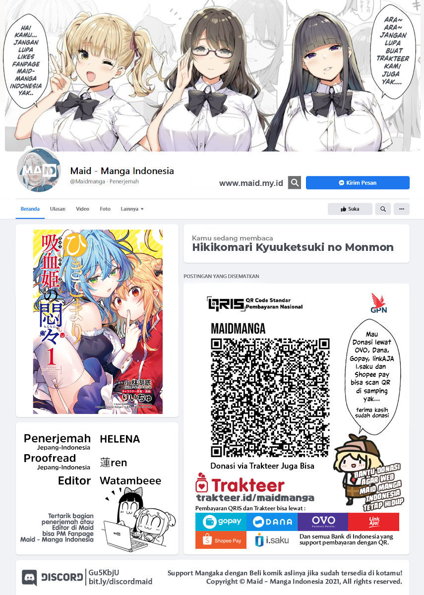 Baca Manga Hikikomari Kyuuketsuki no Monmon Chapter 08 Gambar 2