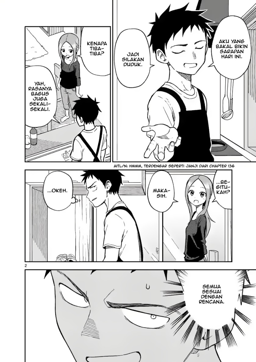 Baca Manga Karakai Jouzu no (Moto) Takagi-san Chapter 158 Gambar 2