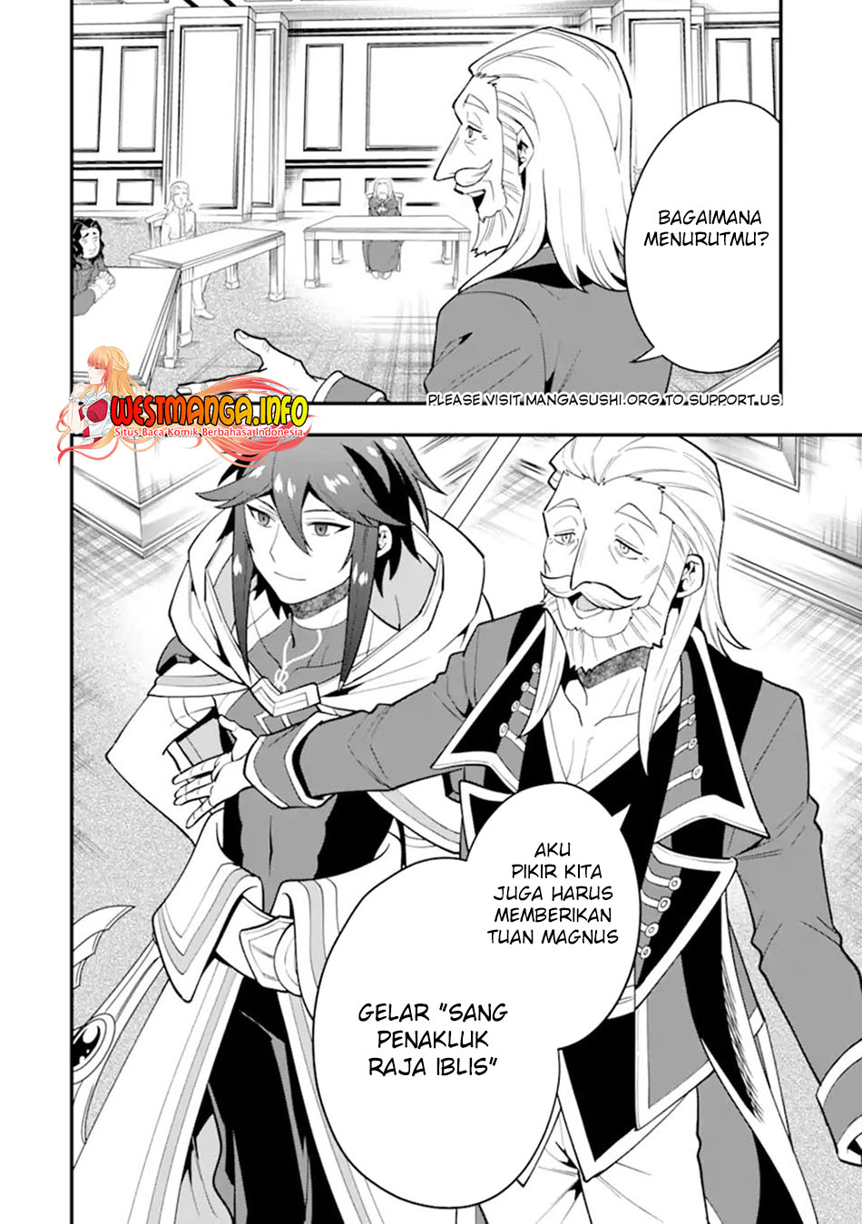 Kouryakuhon o Kushi Suru Saikyou no Mahoutsukai ~”meirei sa sero” to wa Iwa Senai Oreryuu Mao Tobatsu Saizen Ruuto ~ Chapter 44 Gambar 12