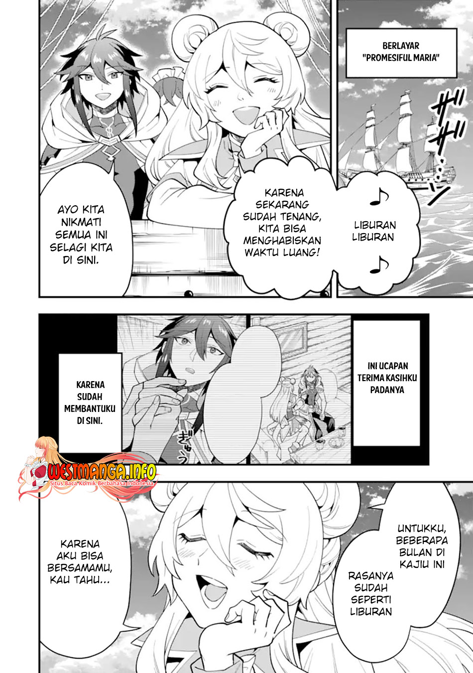 Kouryakuhon o Kushi Suru Saikyou no Mahoutsukai ~”meirei sa sero” to wa Iwa Senai Oreryuu Mao Tobatsu Saizen Ruuto ~ Chapter 44 Gambar 17