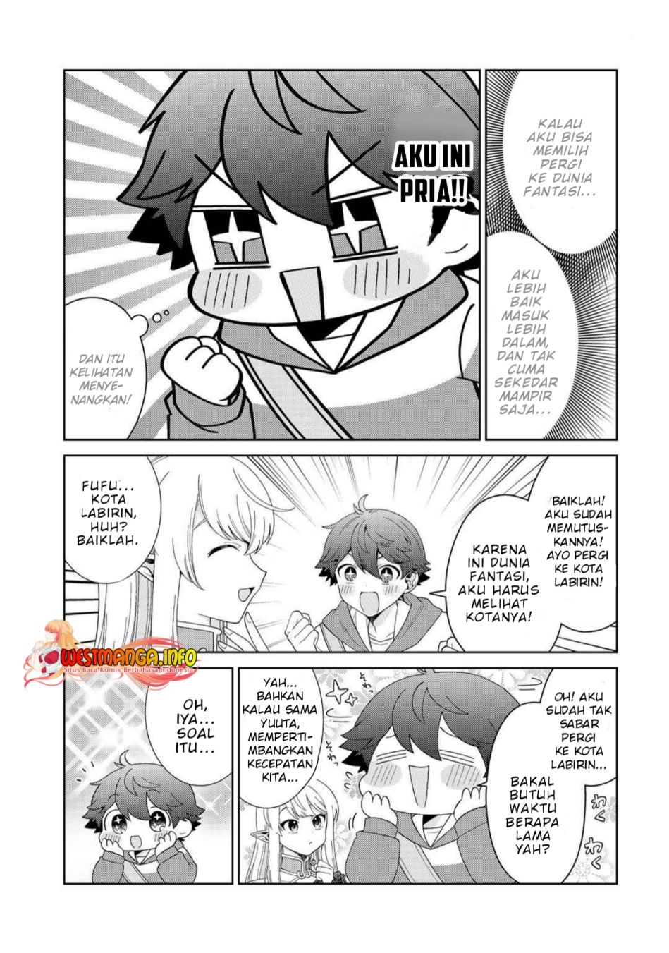Seirei-tachi no Rakuen to Risou no Isekai Seikatsu Chapter 34 Gambar 14