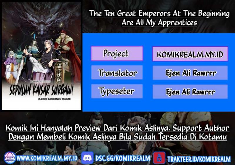Baca Komik The Ten Great Emperors Are All My Disciples Chapter 16 Gambar 1