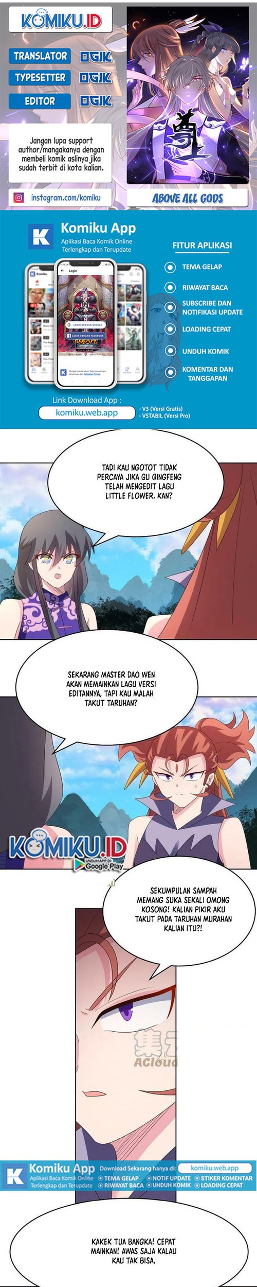 Komik Above All Gods Chapter 392 gambar nomor 1