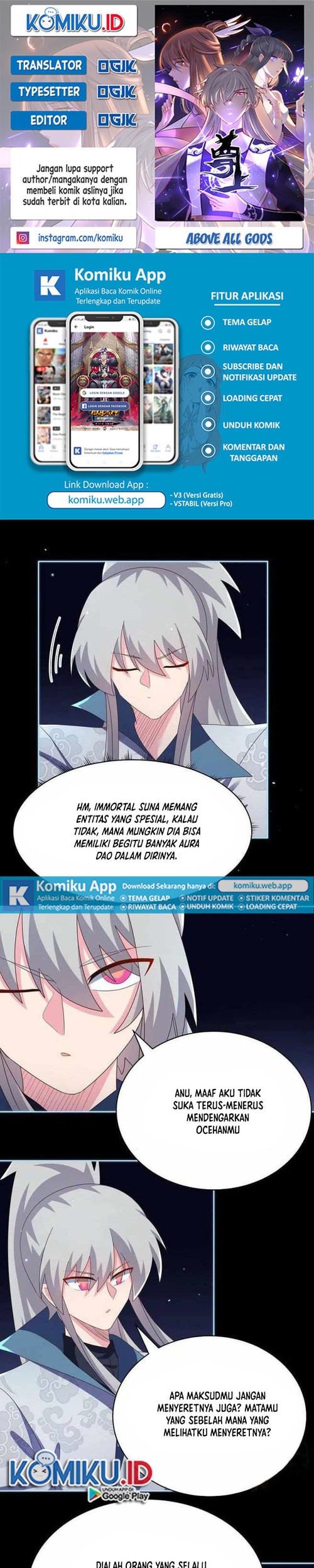 Baca Komik Above All Gods Chapter 395 Gambar 1