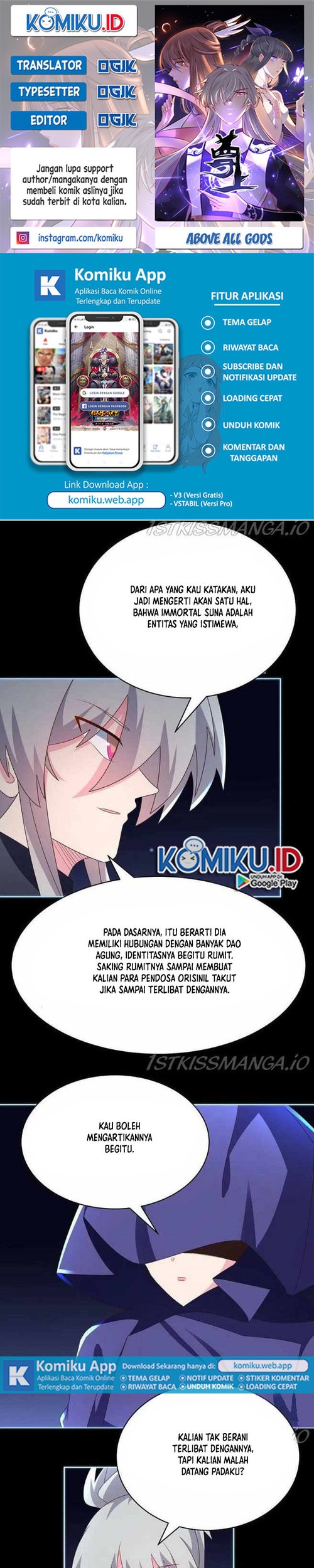 Baca Komik Above All Gods Chapter 395.5 Gambar 1