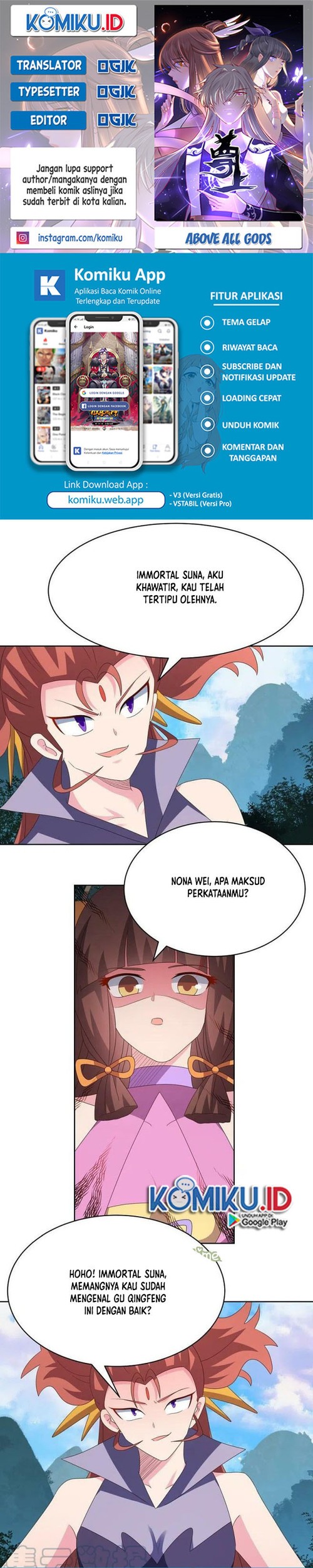 Baca Komik Above All Gods Chapter 396.5 Gambar 1