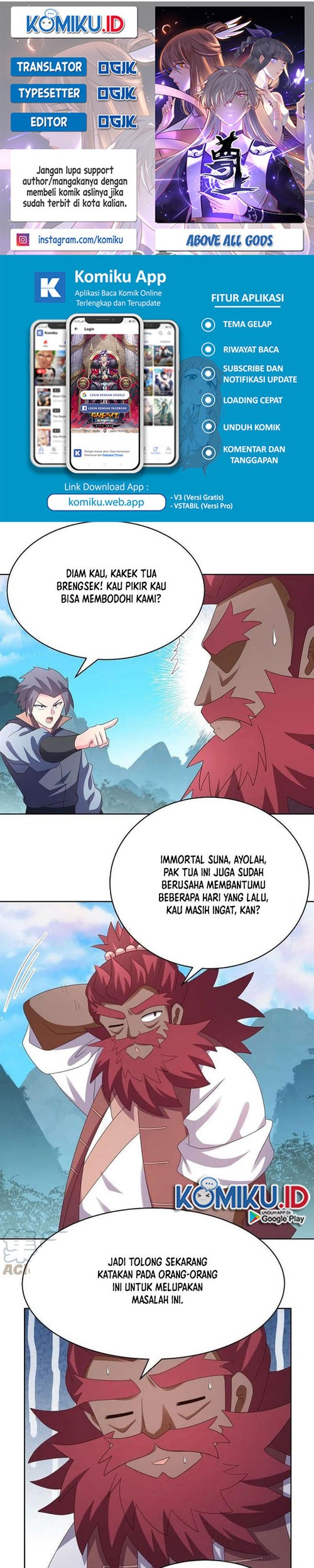 Baca Komik Above All Gods Chapter 398.5 Gambar 1