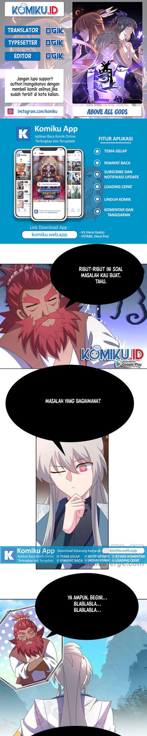 Baca Komik Above All Gods Chapter 400 Gambar 1