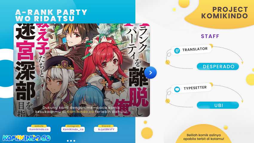 Baca Komik A Rank Party wo Ridatsu Shita Ore wa, Moto Oshiego Tachi to Meikyuu Shinbu wo Mezasu Chapter 62 Gambar 1