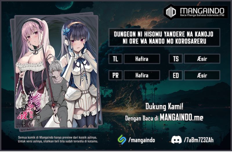 Baca Komik Dungeon ni Hisomu Yandere na Kanojo ni Ore wa Nando mo Korosareru Chapter 01.2 Gambar 1