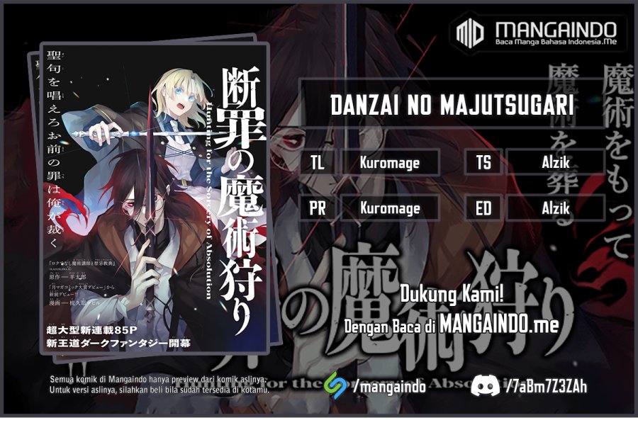 Baca Komik Danzai no Majutsugari Chapter 02.1 Gambar 1
