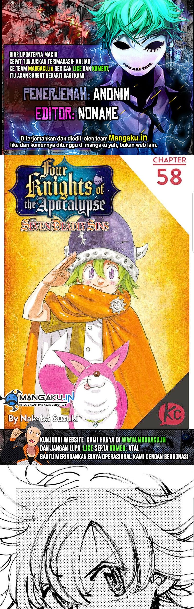 Baca Komik Mokushiroku no Yonkishi Chapter 58 Gambar 1