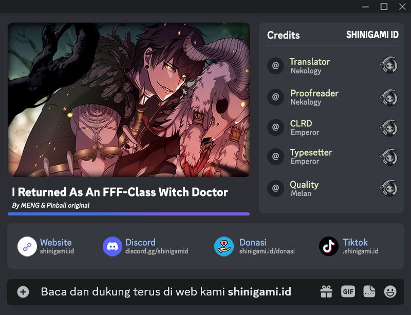 Baca Komik I Returned As An FFF-Class Witch Doctor Chapter 20 Gambar 1