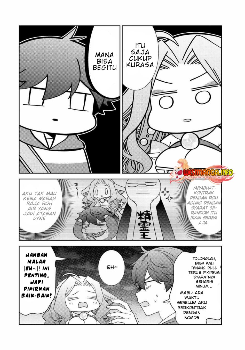 Seirei-tachi no Rakuen to Risou no Isekai Seikatsu Chapter 36 Gambar 8