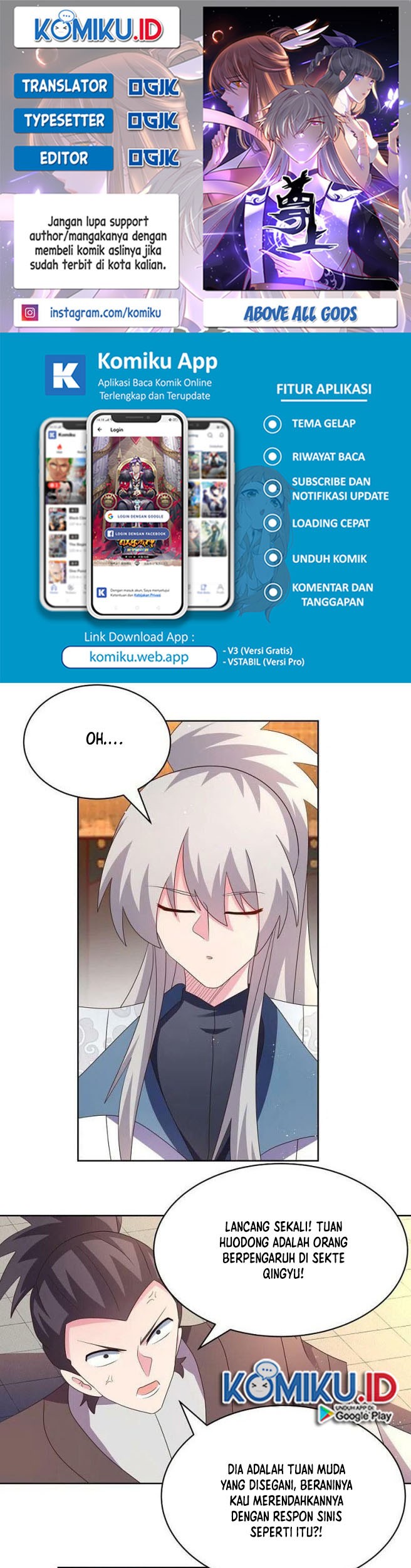 Baca Komik Above All Gods Chapter 401 Gambar 1