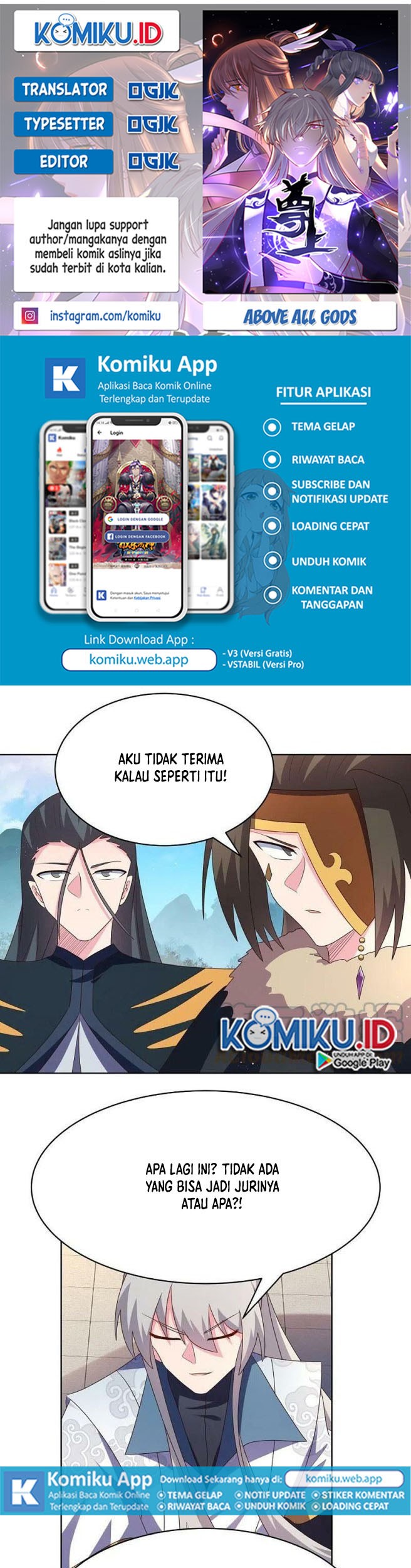 Baca Komik Above All Gods Chapter 401.5 Gambar 1