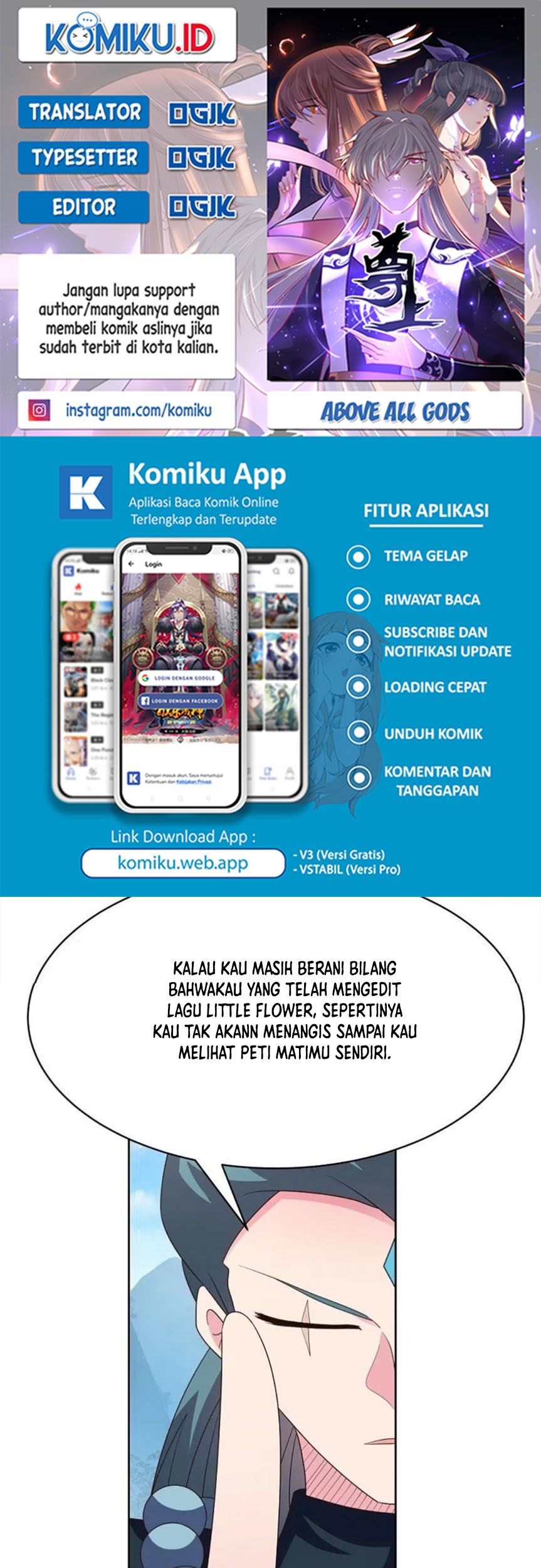 Komik Above All Gods Chapter 402.5 gambar nomor 1