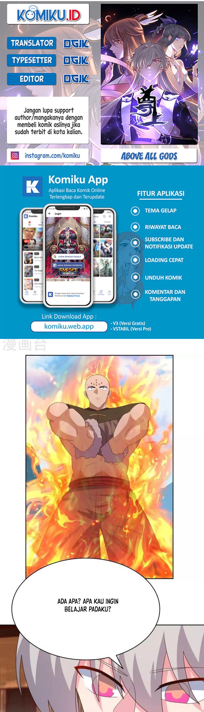 Komik Above All Gods Chapter 404 gambar nomor 1