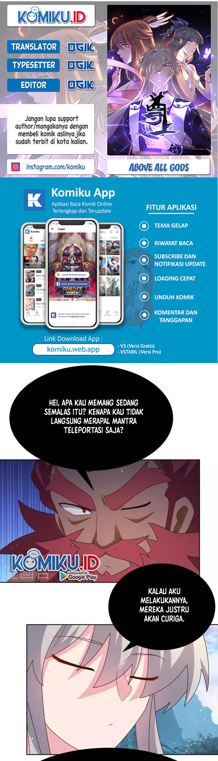 Baca Komik Above All Gods Chapter 408 Gambar 1