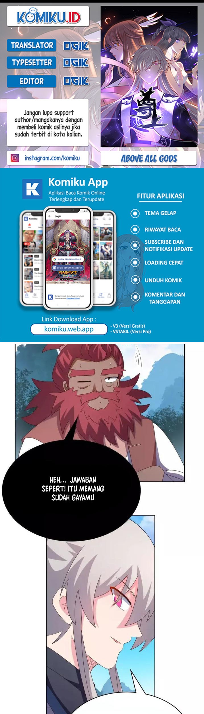 Komik Above All Gods Chapter 408.5 gambar nomor 1