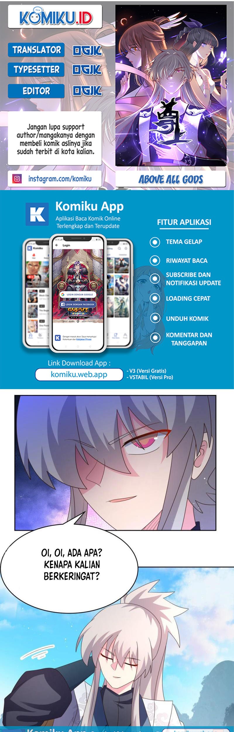 Baca Komik Above All Gods Chapter 410.5 Gambar 1
