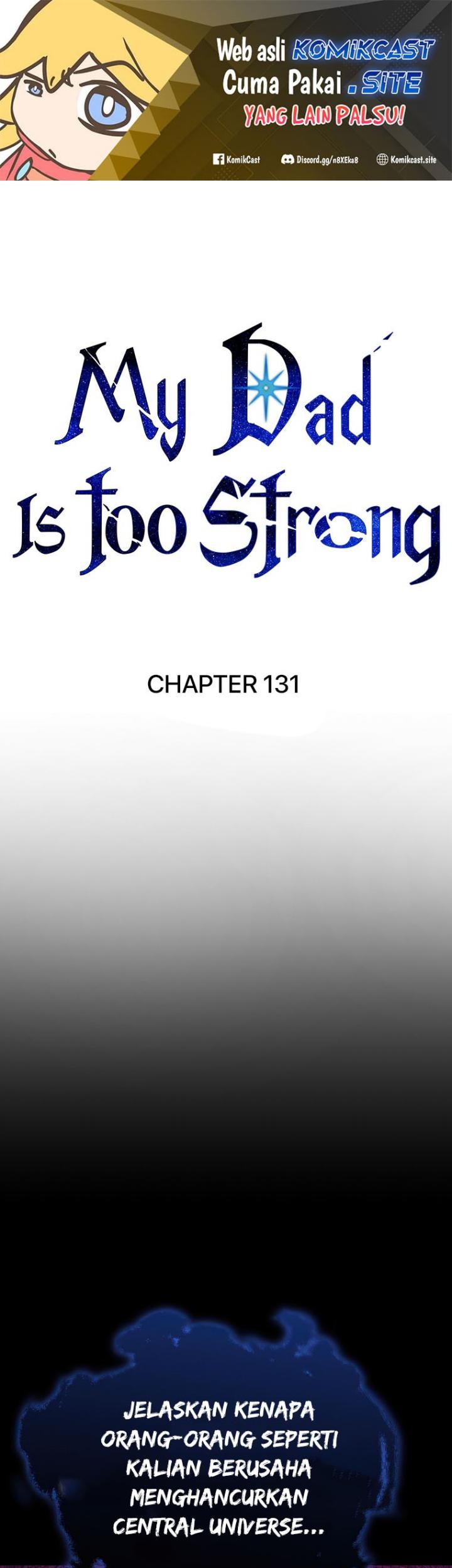 Baca Manhwa My Dad Is Too Strong Chapter 131 Gambar 2