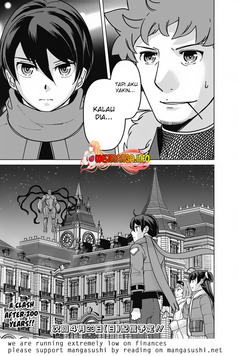 Rettou Me no Tensei Majutsushi Shiitage Rareta Moto Yuusha wa Mirai no Sekai o Yoyuu de Ikinuku Chapter 97 Gambar 24