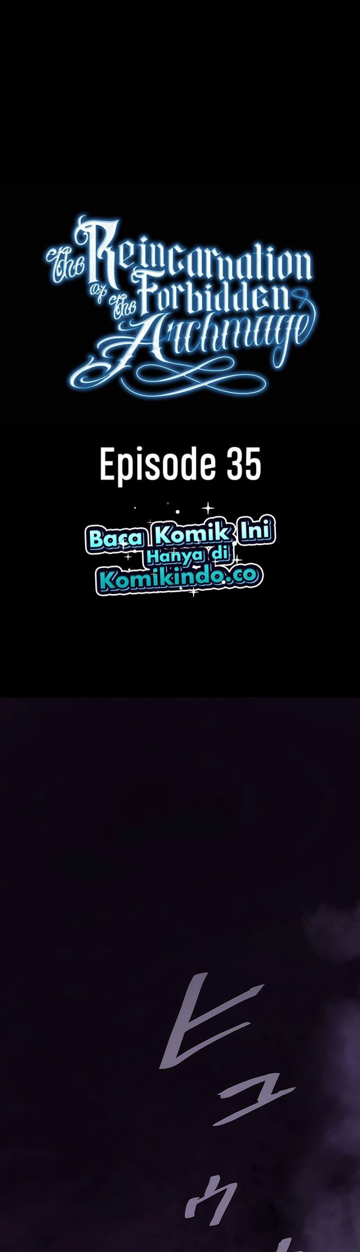 Manhwa The Reincarnation of the Forbidden Archmage Chapter 35 gambar nomor 2