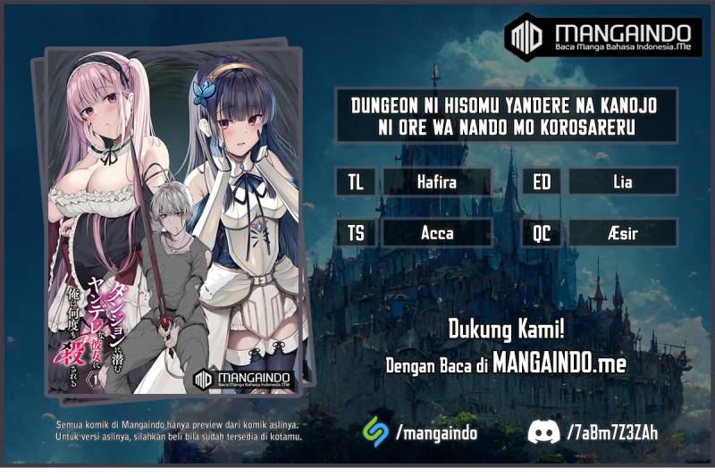 Baca Komik Dungeon ni Hisomu Yandere na Kanojo ni Ore wa Nando mo Korosareru Chapter 02.3 Gambar 1