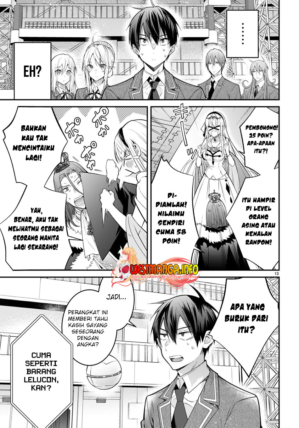Otome Game Sekai wa Mob ni Kibishii Sekai Desu Chapter 54 Gambar 15
