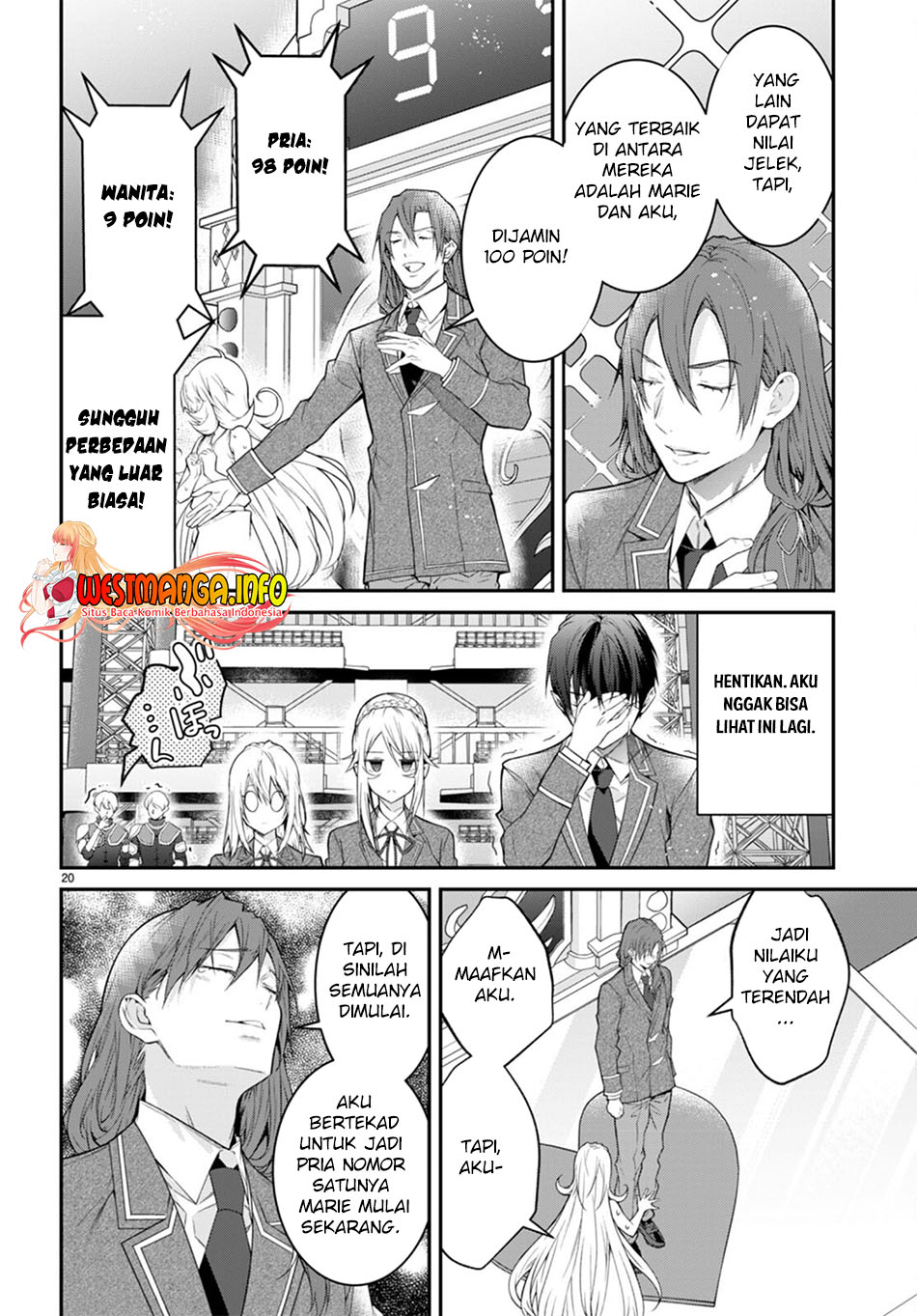 Otome Game Sekai wa Mob ni Kibishii Sekai Desu Chapter 54 Gambar 23