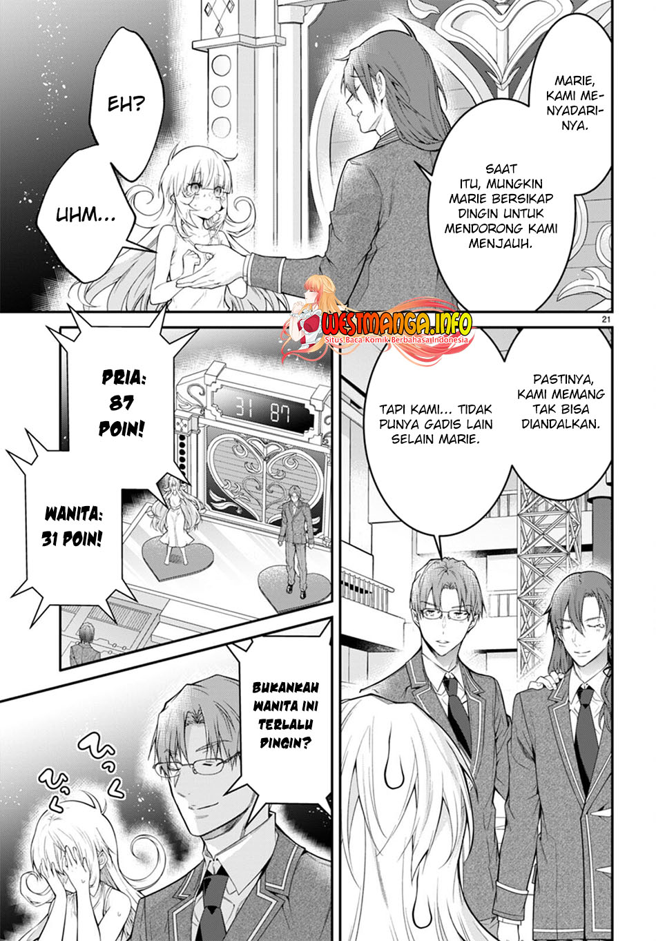 Otome Game Sekai wa Mob ni Kibishii Sekai Desu Chapter 54 Gambar 24