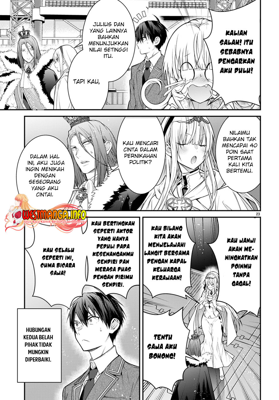 Otome Game Sekai wa Mob ni Kibishii Sekai Desu Chapter 54 Gambar 26