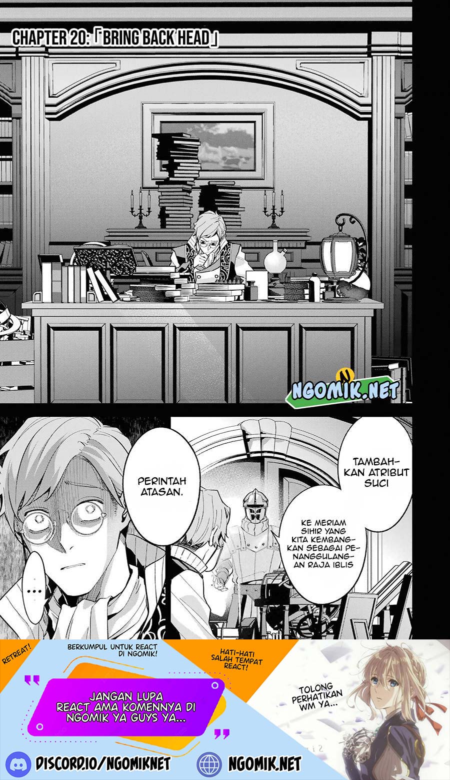 Baca Manga The Executed Sage is Reincarnated as a Lich and Starts an All-Out War Chapter 20 Gambar 2